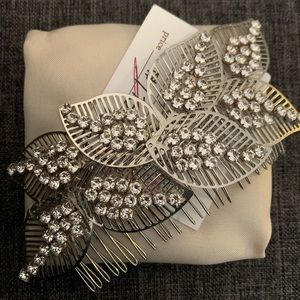 Elizabeth Bower silver hair comb